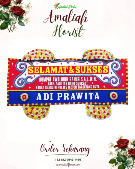 Papan Bunga Ucapan Selamat Dukuhwaluh